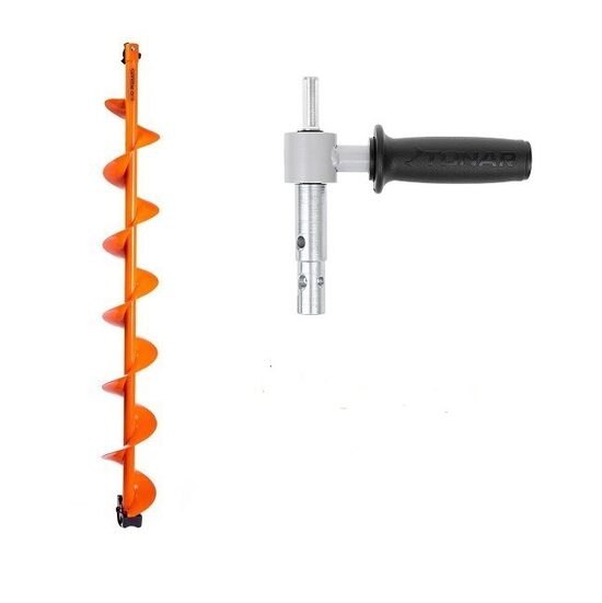 Set  for a motor-drill (auger MOTOSHTORM 130 (R) + adapter ASh-02 + hammer)